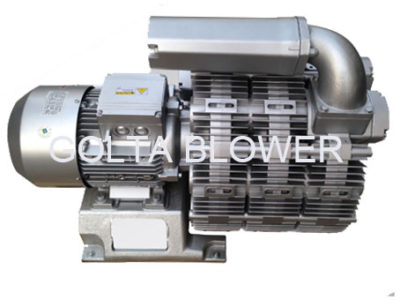 three stage side channel blower